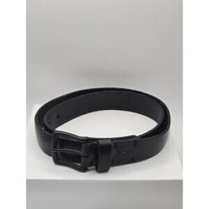 New ALLSAINTS Minimalist Leather Black Ramskull Tonal Buckle AS400018 34